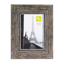 Kiera Grace Emery Resin Unique Farmhouse Picture Frame 4 x 6 Weathered Grey