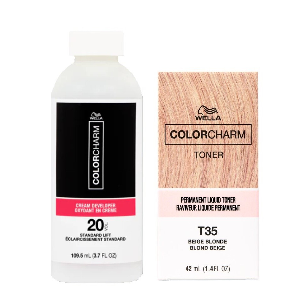(Wella T35 + Wella Developer Vol 20) Wella T18 / T14 / T11 / T27 / T28 / 050 / Developer Vol 20
