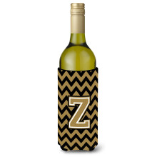 Litera Z Chevron Vin negru ?i auriu Vin Beava Izzolator Hugger CJ1050-Zliterk