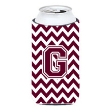 Litera G Chevron Maroon ?i White Tall Boy Baut Izolator Hugger CJ1051-GTBC