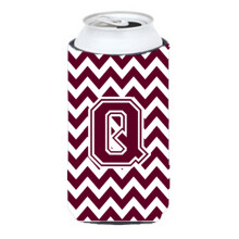 Litera Q Chevron Maroon ?i White Tall Boy Baut Izolator Hugger CJ1051-QTBC