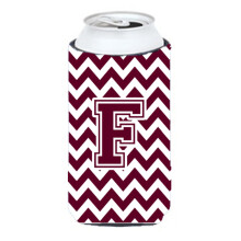 Litera f Chevron Maroon ?i White Tall Boy Baut Izolator Hugger CJ1051-FTBC