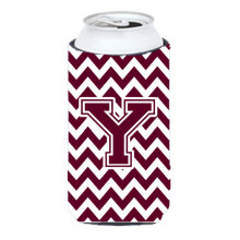 Litera Y Chevron Maroon ?i White Tall Boy Baut Izolator Hugger CJ1051-YTBC