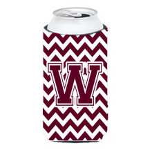Litera W Chevron Maroon ?i White Tall Boy Baut Izolator Hugger CJ1051-WTBC