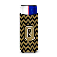 Litera Q Chevron Black and Gold Ultra Bauturi izolatoare pentru cutii sub?iri CJ1050-QMUK