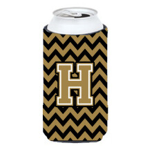 Litera H Chevron negru ?i auriu, baiat nalt, izolator Hugger CJ1050-HTBC