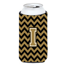 Litera I Chevron Black and Gold Tall Boy Baut Izolator Hugger CJ1050-ITBC