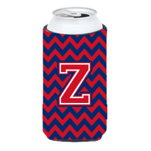 Litera Z Chevron Yale Blue and Crimson Tall Boy Baut Izolator Hugger CJ1054-ZTBC