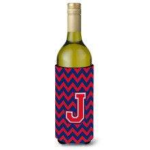 Psmeno J Chevron Yale Modr a karmnov lhev na vno Npojov izoltor Hugger CJ1054-JLITERK