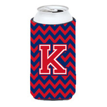Litera K Chevron Yale Blue ?i Crimson Tall Boy Baut Izolator Hugger CJ1054-KTBC
