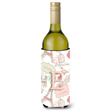 Litera e Love in Paris Pink Wine Buttle Beaverage Izsolator Hugger CJ2002-Eliterk