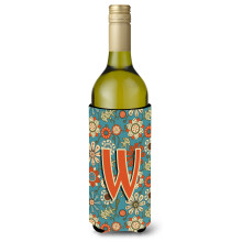 Litera W Flori Retro Blue Vin Buttle Beaverage Izsolator Hugger CJ2012-Wliterk