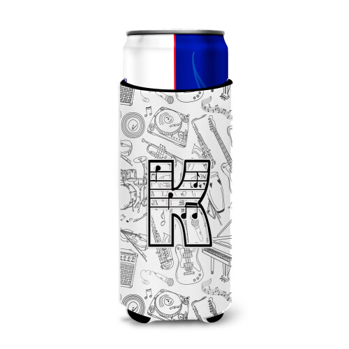 Brev K Musical Note Letters Ultra Beverage Isolators til slanke dåser CJ2007-KMUK
