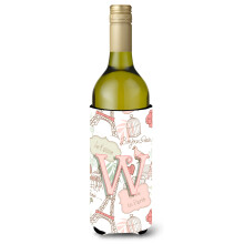 Litera w Love in Paris Pink Wine Buttle Beaverage Izsolator Hugger CJ2002-Wliterk