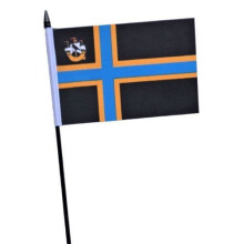 (Caithness, Small - 15cm x 10cm) Scotland Regional Hand Waving Flag