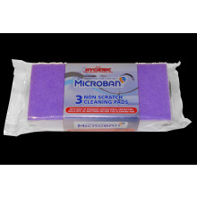 Microban 3 Non Scratch Cleaning Pads