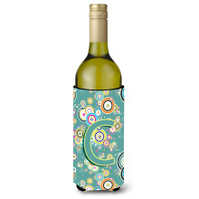 Litera C Circle Circle Teal Alfabet Vin Ini?ial Vin Baut Izolator Hugger CJ2015-Cliterk
