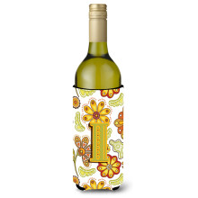 Scrisoare I mu?tar floral ?i vin verde bautura izolatoare Hugger CJ2003-ILITERK