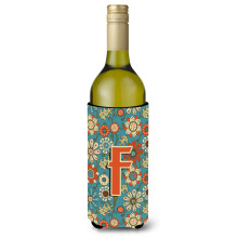 Litera f Flori retro Vin Blue Buttle Beaverage Izsolator Hugger CJ2012-Fliterk