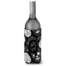 Litera Q Day of the Dead Skulls Vin Black Botting Beaverage Izsolator Hugger CJ2008-Qliterk