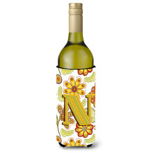 Litera n mu?tar floral ?i vin verde sticla de bauturi izolatoare Hugger CJ2003-Nliterk
