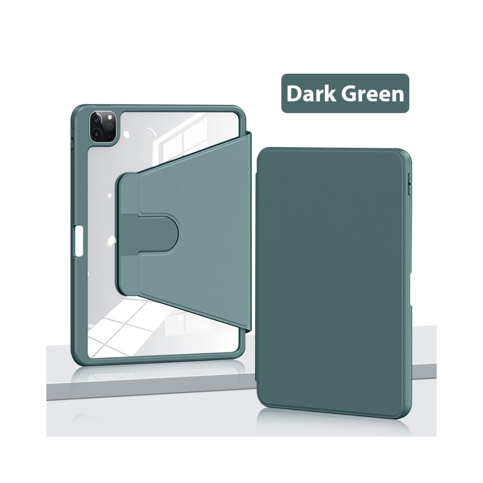 (Dark Pro 12.9) 360Æ³ Rotating Case For Ipad Pro Air 13 11 12 9 12. Green 976662332745