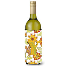 Litera Y Mu?tar floral ?i Vin Venituri de bauturi Izolator Hugger CJ2003-ILITERK