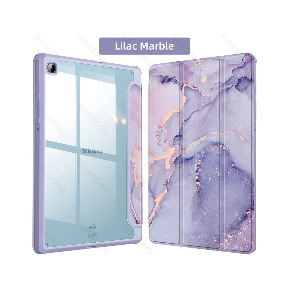 (Lilac Marble, Tab S7 - S8 11 Inch) For Samsung Galaxy Tab Case For Galaxy Tab A9 Plus Purple 976662335418