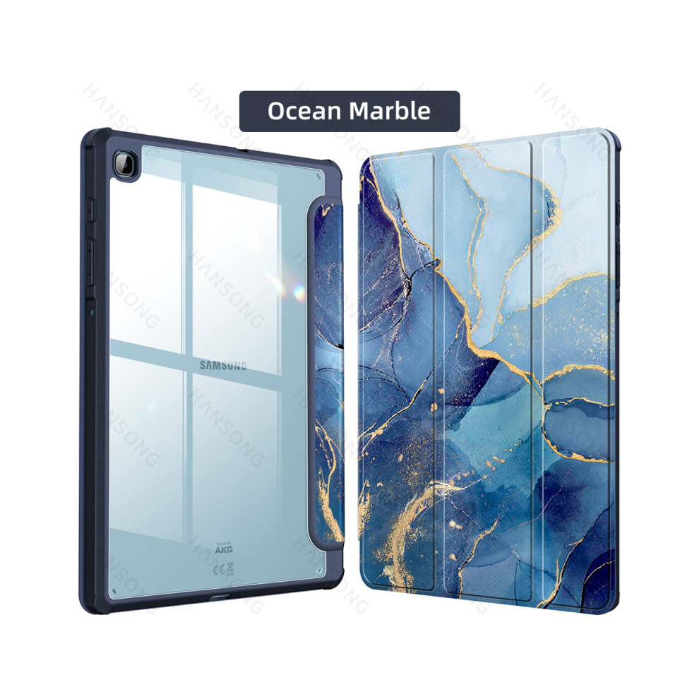 (Ocean Marble, Tab S7 - S8 11 Inch) For Samsung Galaxy Tab Case For Galaxy Tab A9 Plus 976662335357