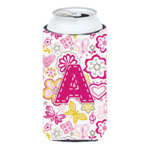 Scrisoare A Flori ?i Fluturi Pink Baie?i nal?i Baut Izolator Hugger CJ2005-ATBC