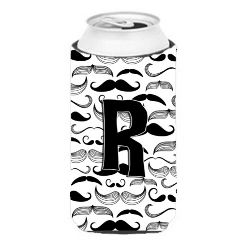 Letter R Snor Initial Tall Boy Beverage Isolator Hugger CJ2009-RTBC