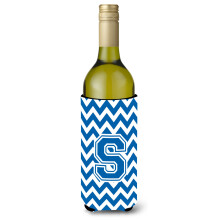 Scrisoare S Chevron Blue ?i Alb Buttle Beaverage Izsolator Hugger CJ1056-Sliterk
