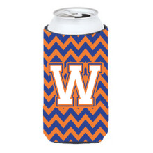 Litera W Chevron Blue ?i Orange Tall Boy Baut Izolator Hugger CJ1060-WTBC