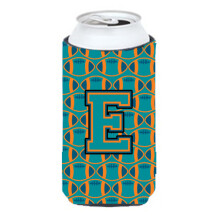 """" Letter e Fotbal Aqua Orange ?i Marine Blue Baie?el nalt Baut Izolator Hugger CJ1063-ETBC """"