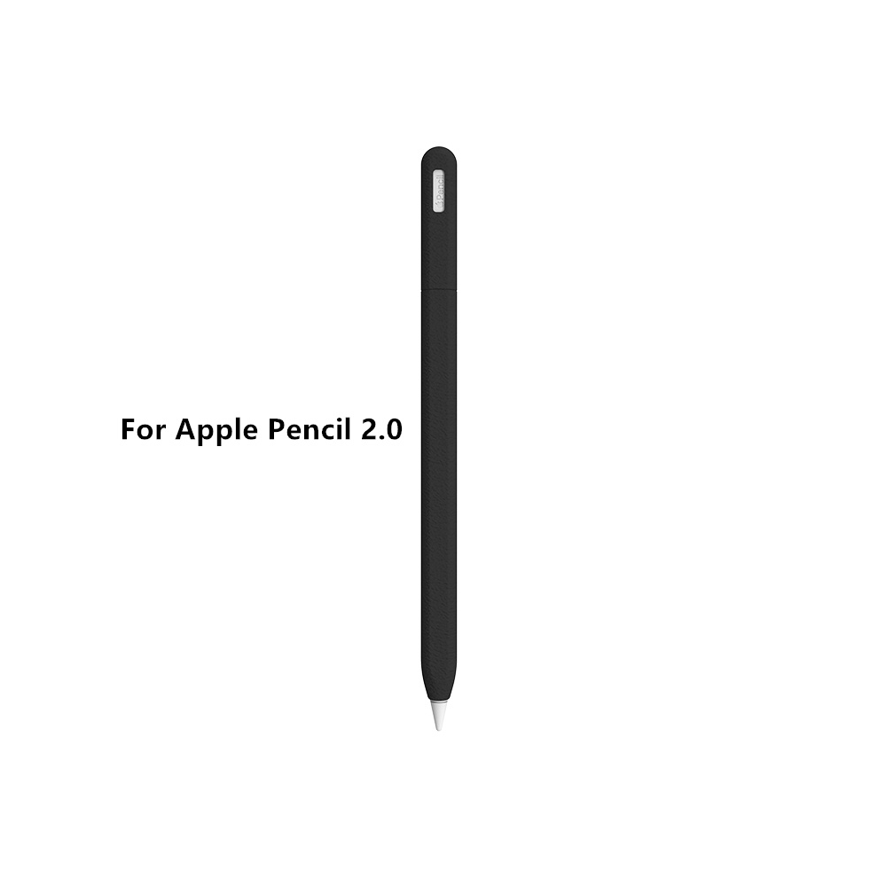 (Pencil 2 ) Pencil Case Silicone Tablet Stylus Protection Case Black 976662346216