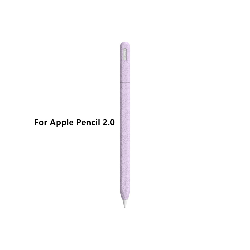 (Pencil 2 ) Pencil Case Silicone Tablet Stylus Protection Case Purple 976662346254