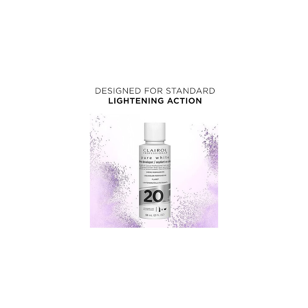 Clairol Creme Developer 20 Vol Pure White - Total 118ml / 4fl oz