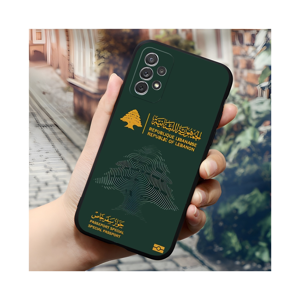 (Z5, Samsung S23) Lebanon Passport Phone Case For Samsung Galaxy S24 976662312693