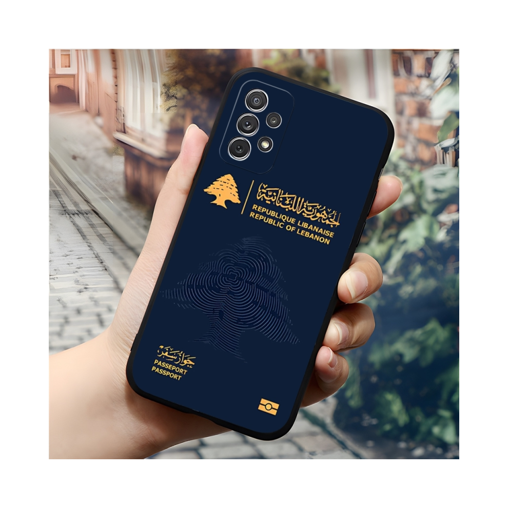 (Z1, Samsung S23plus) Lebanon Passport Phone Case For Samsung Galaxy S24 976662313621