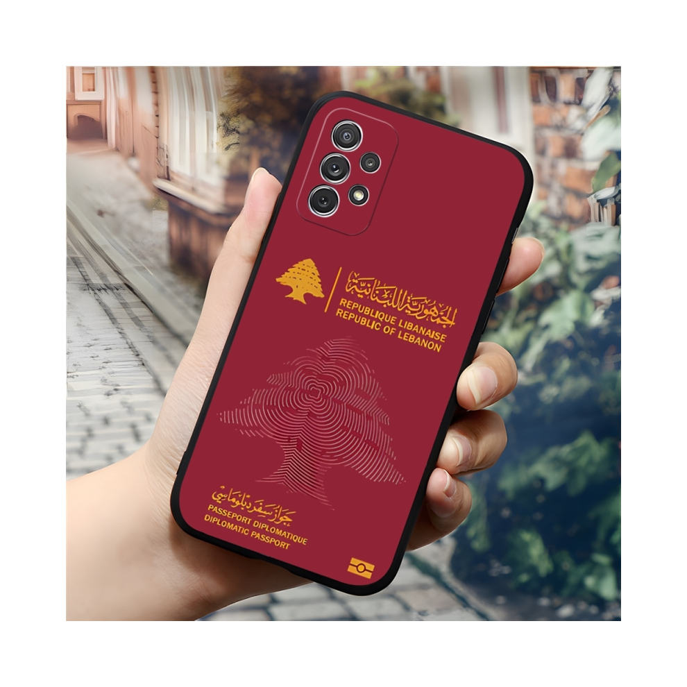 (Z3, Samsung M54) Lebanon Passport Phone Case For Samsung Galaxy S24 976662313928