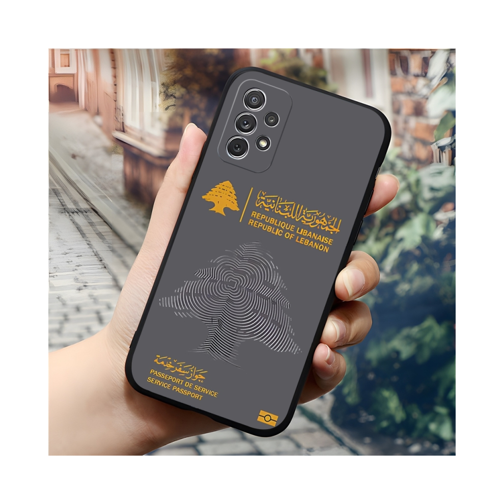(Z2, Samsung S24ultra) Lebanon Passport Phone Case For Samsung Galaxy S24 976662314369