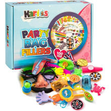 100 Pcs Assorted Party Bag Fillers Toys Lucky Dip Children Kids Gift Party Prize
