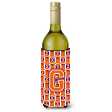 """" Letter G Football Orange Orange White ?i Regalia Buttle Buttle Beaverage Izsolator Hugger CJ1072-Gliterk """"
