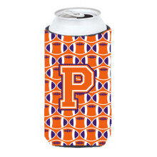 """" Letter P Football Orange Orange White ?i Regalia Tall Boy Baut Izolator Hugger CJ1072-PTBC """"