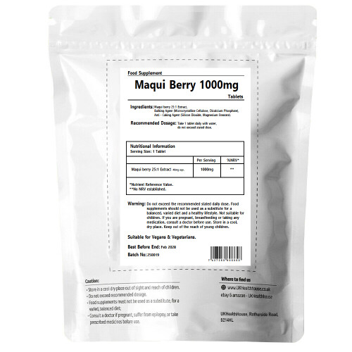 MAQUI BERRY 1000MG 30 Extract Tablets Powerful Antioxidant Fast Diet 1