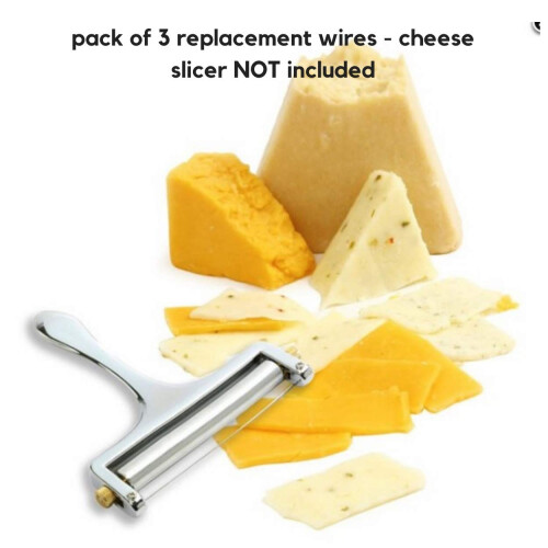 330w, 3 Fios Substitutos para Cortadores de Queijo 4-7/8 Polegadas - pacote com 3 1
