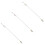 330w, 3 Fios Substitutos para Cortadores de Queijo 4-7/8 Polegadas - pacote com 3 1