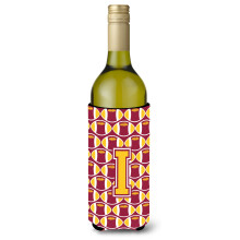 Litera I Fotbal Maroon ?i Gold Bottle Botting Baut Izolator Hugger CJ1081-ILITERK