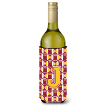 Litera j Football Maroon ?i Gold Bottle Buttle Baut Izolator Hugger CJ1081-Jliterk