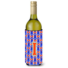 """" Letter I Fotbal Green Green and Orange Bottle Buttle Buttle Izsolator Hugger CJ1083-Ilitru """"